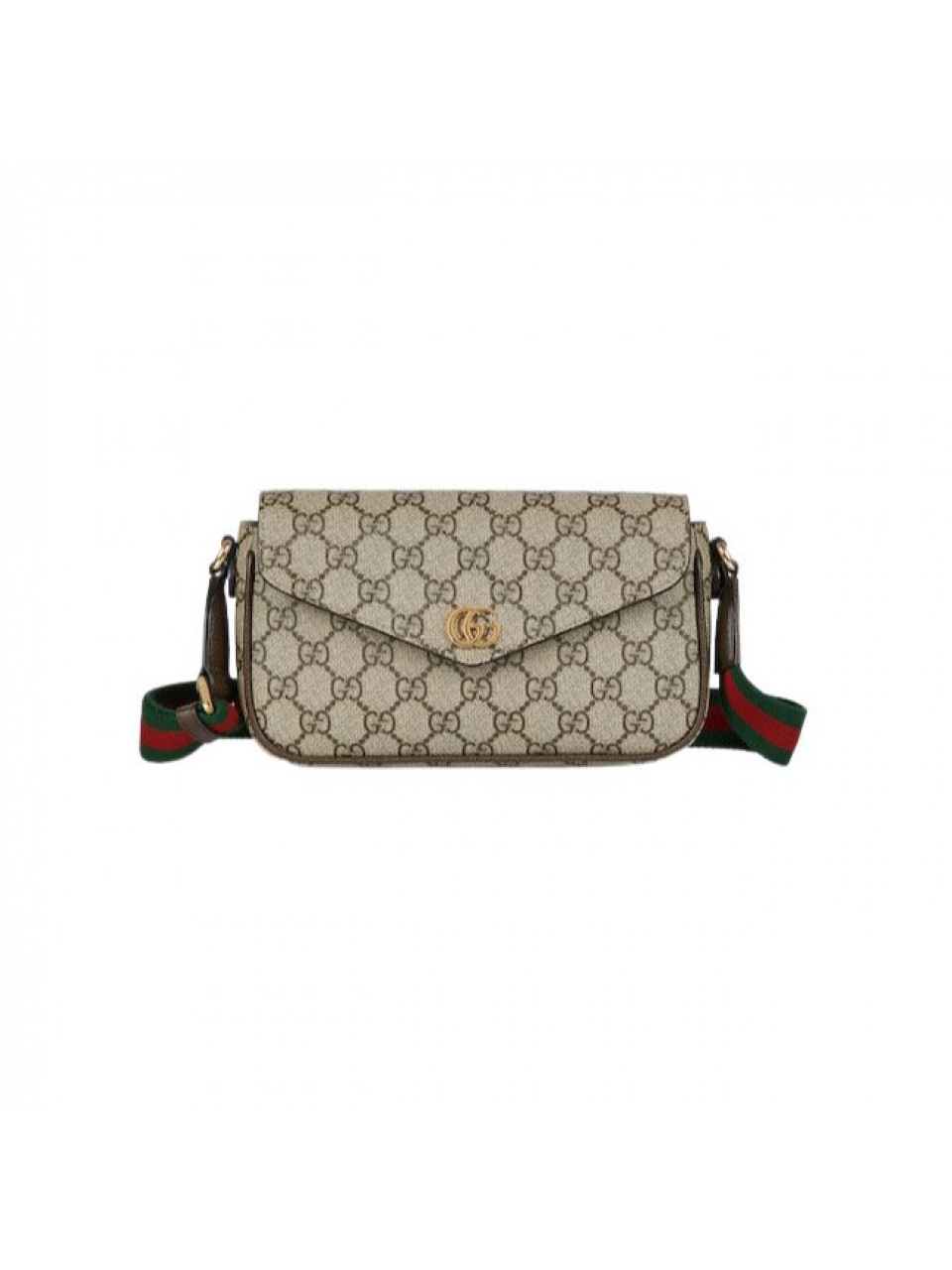 Мини-сумка через плечо Gucci Ophidia с узором GG